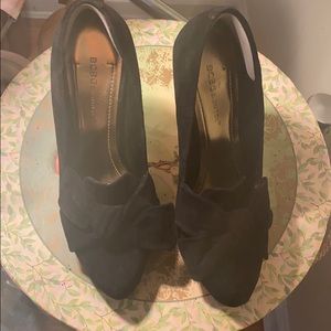 Black Suede Pumps